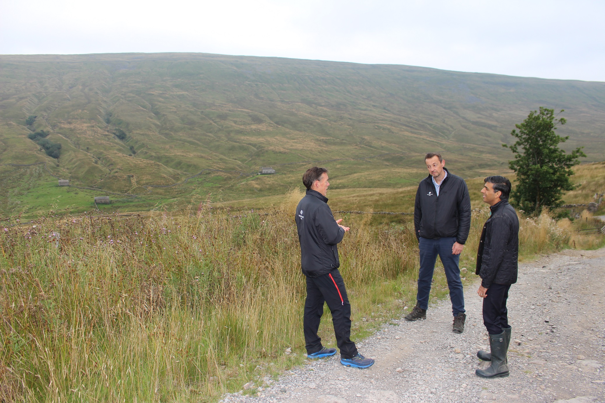 Rishi sees work start on creation of huge forest in upper Wensleydale